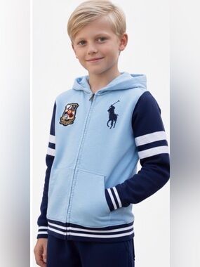 Polo Ralph Lauren Big Pony French Terry Hoodie NEW Youth Size Small (8)